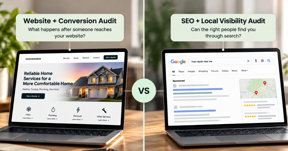Website vs SEO Audit